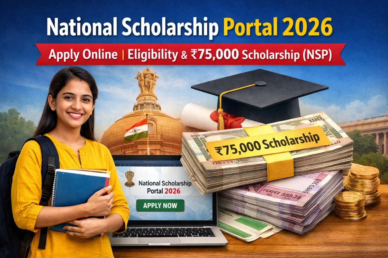 National Scholarship Portal 2026 – Apply Online | Eligibility & ₹75,000 Scholarship (NSP)