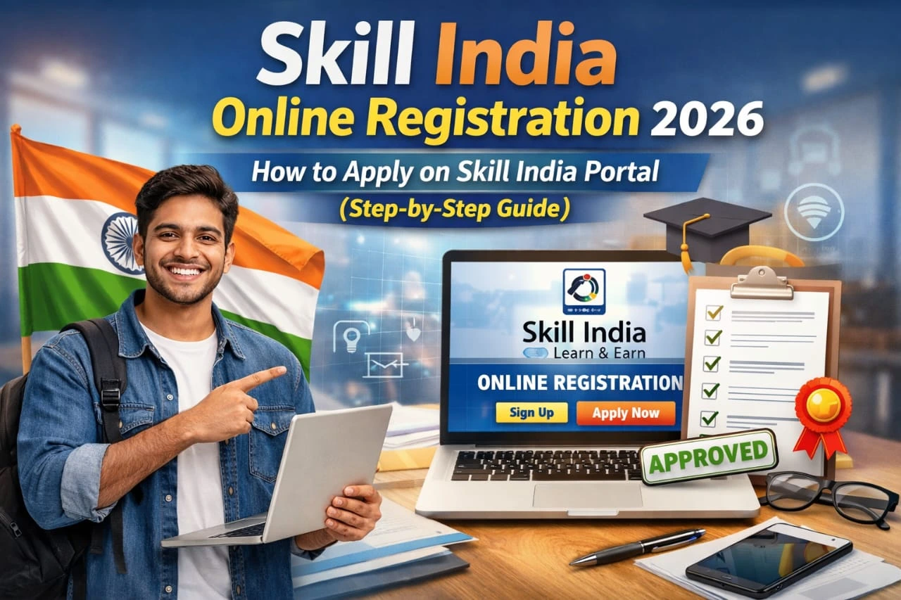 Skill India Online Registration 2026 – How to Apply on Skill India Portal (Step-by-Step Guide)