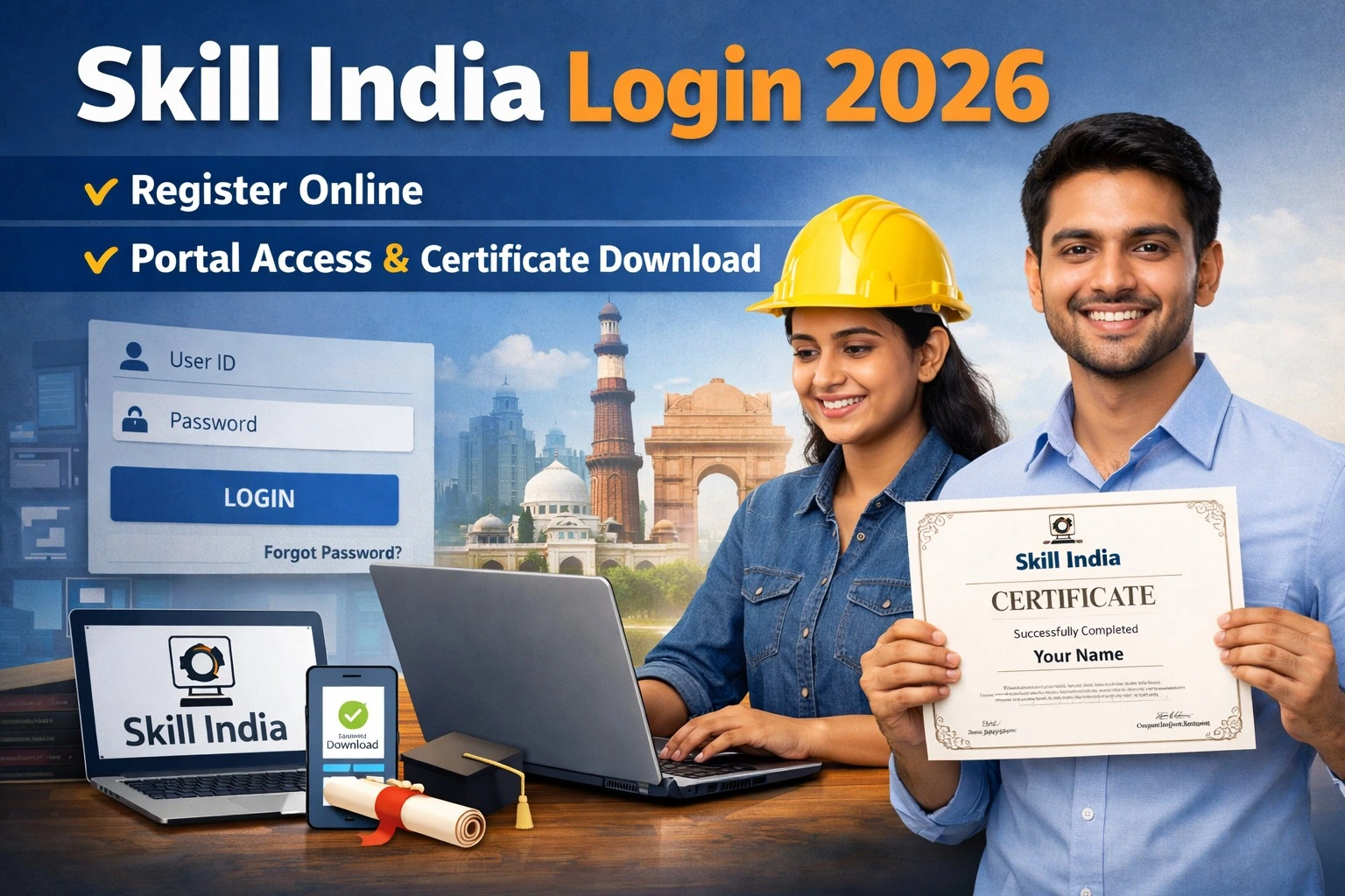 Skill India Login 2026: Register Online, Portal Access & Certificate Download