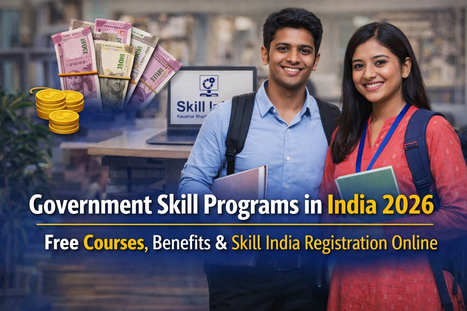 Government Skill Programs in India 2026: Free Courses, Benefits & Skill India Registration Online