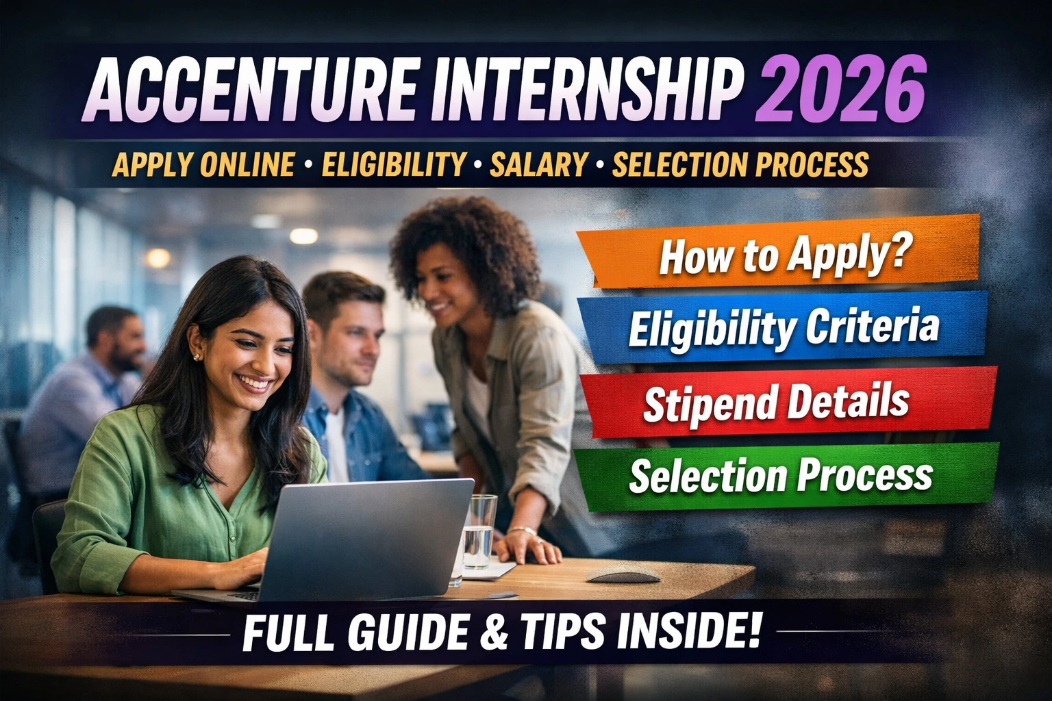 Accenture Internship 2026: Apply Online, Eligibility, Salary, Selection Process & Full Guide