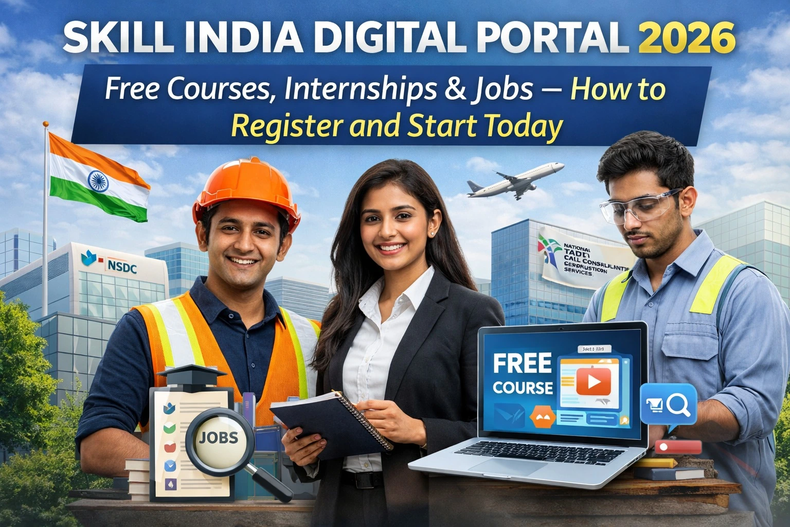 Skill India Digital Portal 2026: Free Courses, Internships & Jobs – How to Register and Start Today