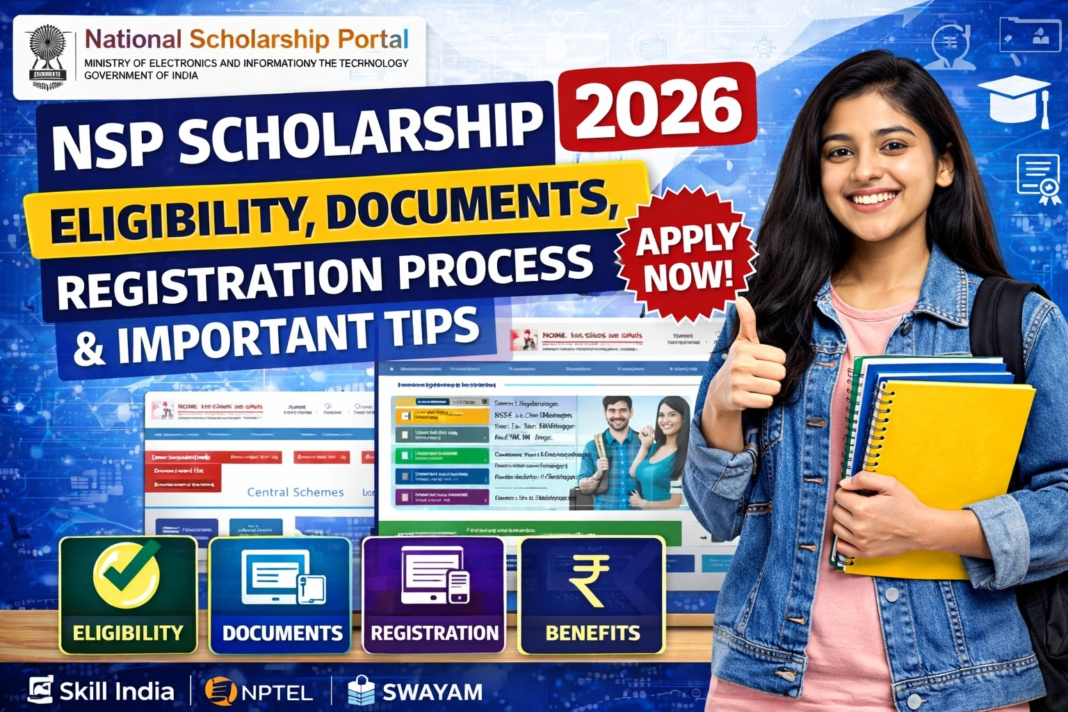 NSP Scholarship 2026: Eligibility, Documents, Registration Process & Important Tips