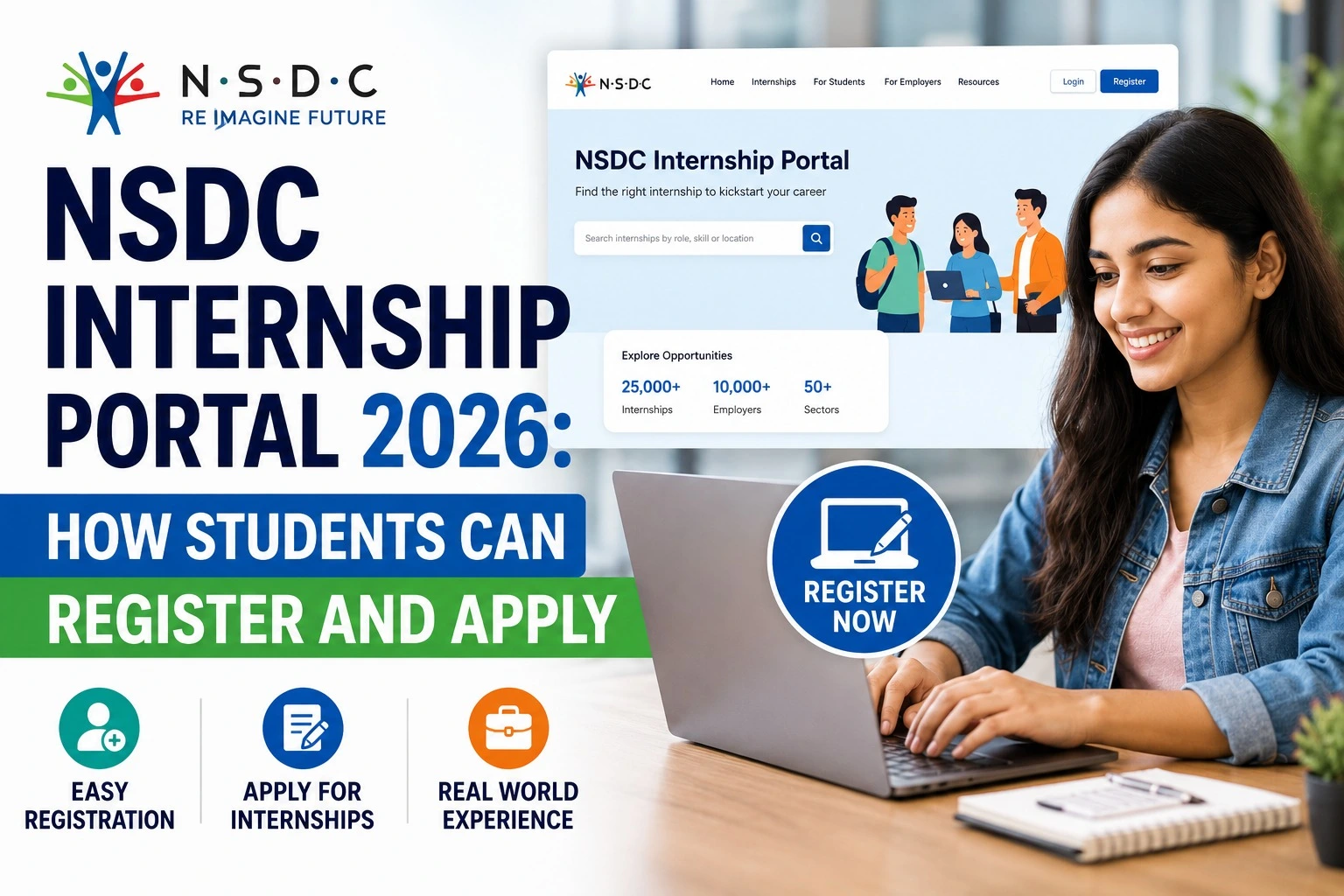 NSDC Internship Portal 2026: How Students Can Register and Apply