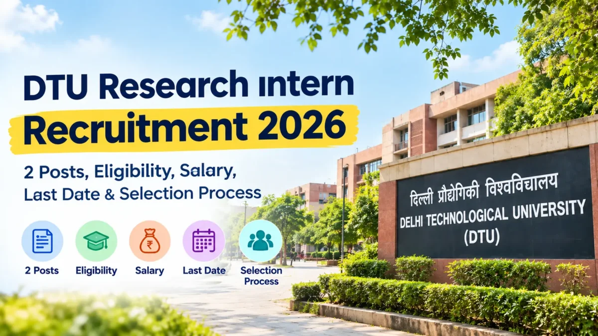 DTU Research Intern Recruitment 2026